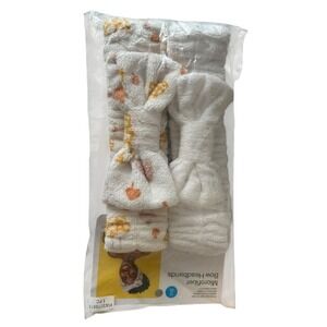 Microfiber Bow Headbands Spa Makeup Facial Head Band Soft Terry Cloth 2-Pack‎